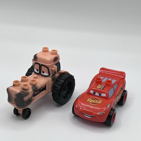 Disney Cars Mega Bloks Tipping Tractor Set #7786 Incomplete - Picture 2 of 5